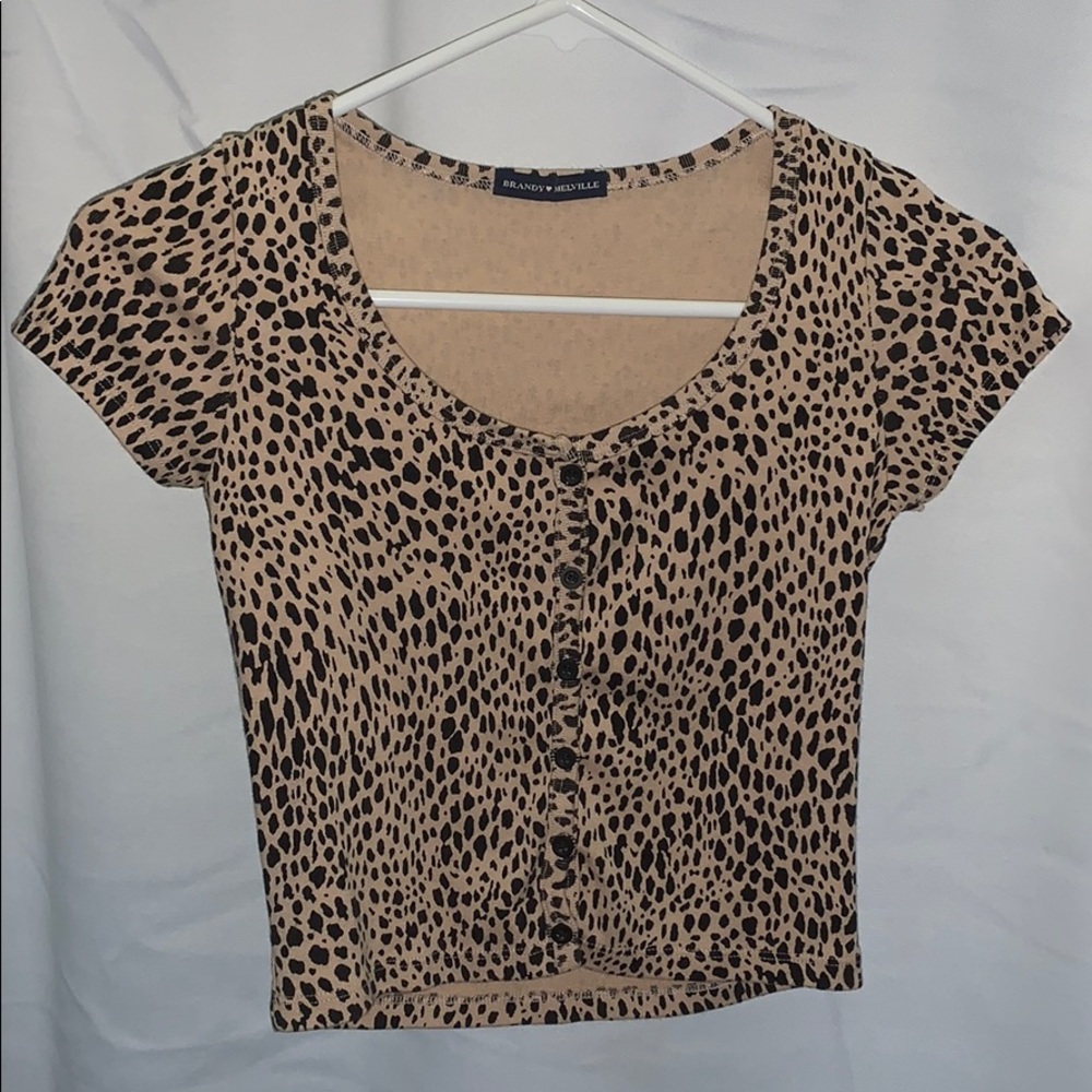 Cheeta Print Zelly Shirt